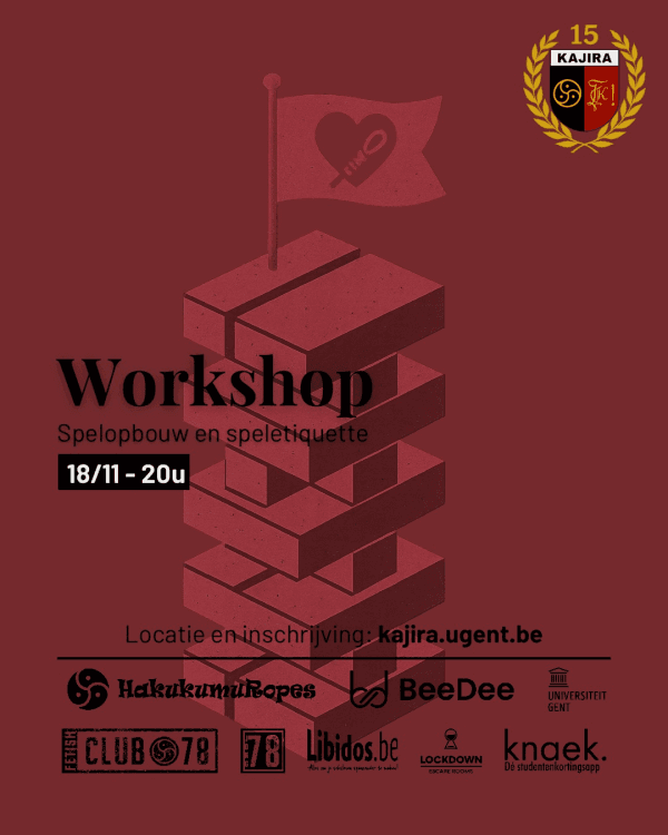 Workshop: spelopbouw & spelettiquette 