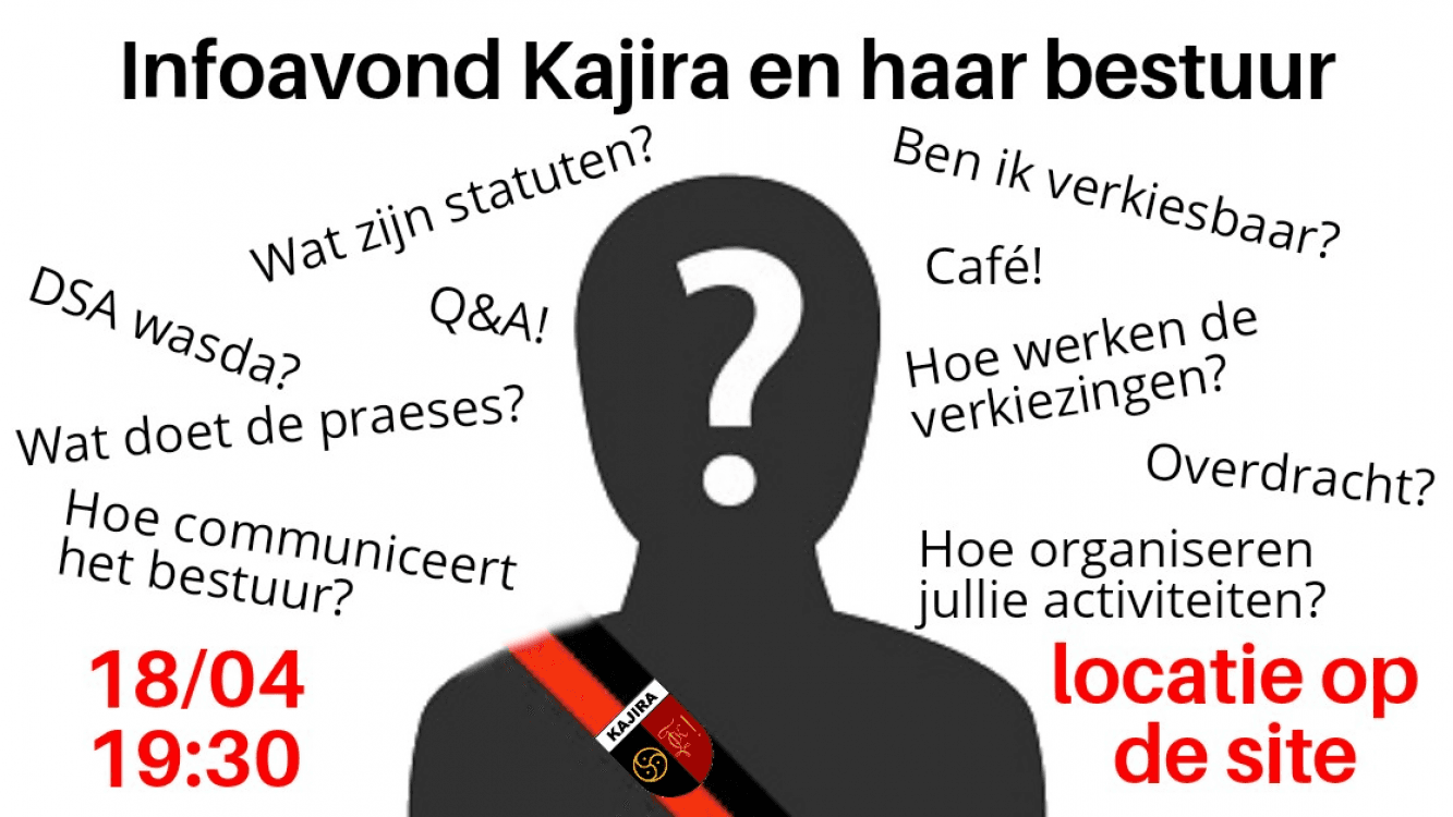 Infoavond werking Kajira en haar bestuur